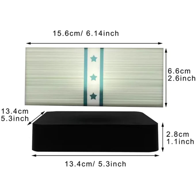 Magnetic Levitation GTA Dollar Bill Atmosphere Night Light Ornament
